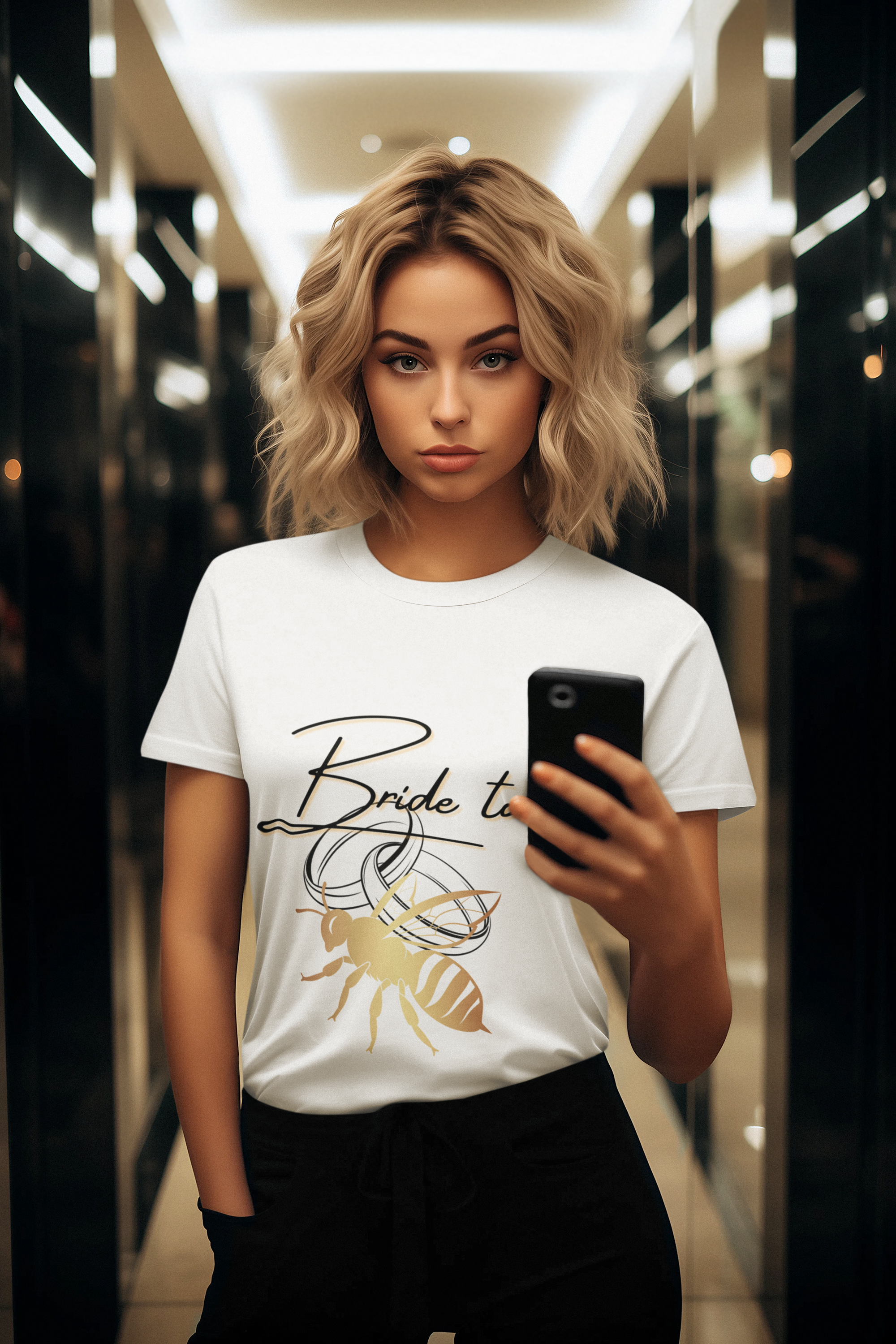 Bride to Bee- Unisex Premium t-shirt